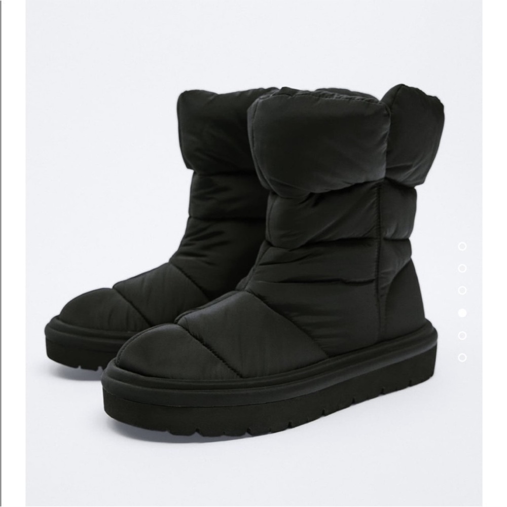 NWT Zara Quilted boots size 7.5